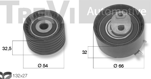 TREVI AUTOMOTIVE Zobsiksnas komplekts KD1185